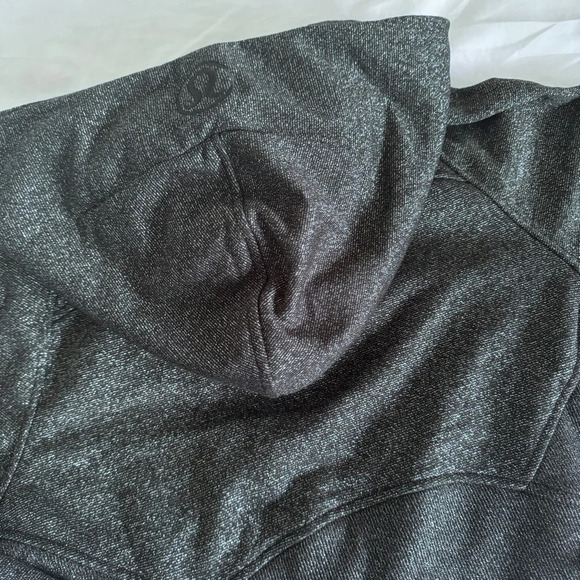 ๐๐ค Lululemon Scuba Oversized Half-Zip Hoodie * Spark Black Silver - Picture 10 of 12